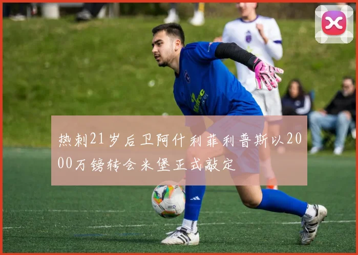 热刺21岁后卫阿什利菲利普斯以2000万镑转会米堡正式敲定